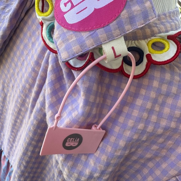 Colorful Ruffled Dress - Picture 4 of 5